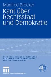 Kant über Rechtsstaat und Demokratie - Cover