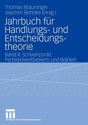 Jahrbuch für Handlungs-und Entscheidungstheorie 4 - Cover