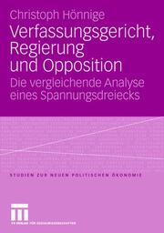 Verfassungsgericht, Regierung und Opposition - Cover