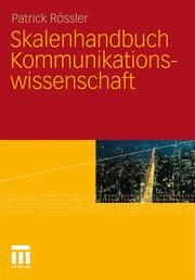 Skalenhandbuch Kommunikationswissenschaft - Cover
