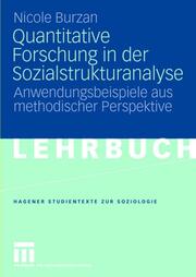 Quantitative Forschung in der Sozialstrukturanalyse - Cover