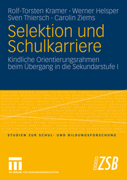 Selektion und Schulkarriere - Cover