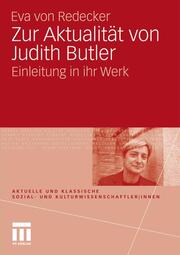 Zur Aktualität von Judith Butler - Cover