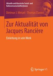 Zur Aktualität von Jacques Ranciere - Cover