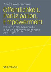 Öffentlchkeit, Partizipation, Empowerment - Cover