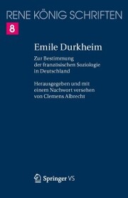 Emile Durkheim - Cover