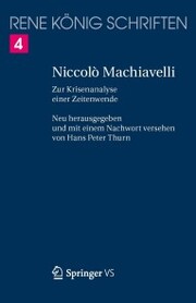 Niccolò Machiavelli - Cover