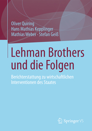 Lehman Brothers und die Folgen - Cover