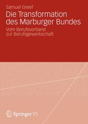 Die Transformation des Marburger Bundes - Cover