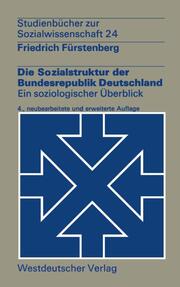 Die Sozialstruktur der Bundesrepublik Deutschland - Cover