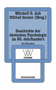 Geschichte der deutschen Psychologie im 20.Jahrhundert - Cover