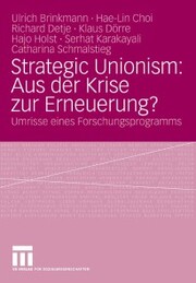 Strategic Unionism: Aus der Krise zur Erneuerung? - Cover