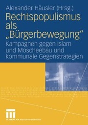 Rechtspopulismus als 'Bürgerbewegung' - Cover