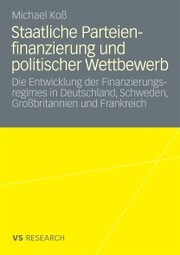 Staatliche Parteienfinanzierung und politischer Wettbewerb - Cover