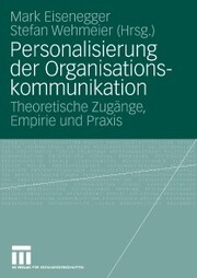 Personalisierung der Organisationskommunikation - Cover