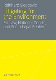 Litigating for the Environment - Cover