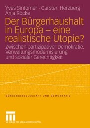 Der Bürgerhaushalt in Europa - eine realistische Utopie? - Cover