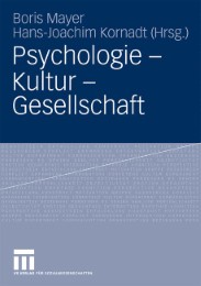Psychologie - Kultur - Gesellschaft - Abbildung 1