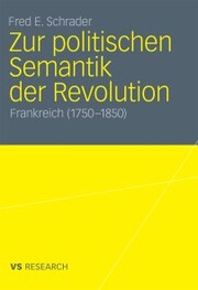 Zur politischen Semantik der Revolution - Cover