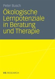 Ökologische Lernpotenziale in Beratung und Therapie - Cover
