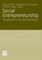 Social Entrepreneurship - Cover