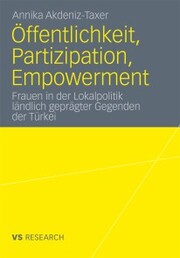 Öffentlichkeit, Partizipation, Empowerment - Cover