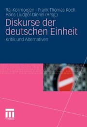 Diskurse der deutschen Einheit - Cover