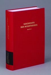 Geschichte der Musiktheorie / Vom Mythos zur Fachdisziplin. Antike und Byzanz - Cover