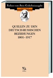 Quellen zu den deutsch-russischen Beziehungen 1801-1917 - Cover