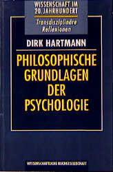 Hartmann, Philosophische Grundlagen der Psychologie