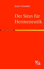 Der Sinn für Hermeneutik - Cover