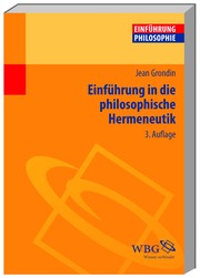 Einführung in die philosophische Hermeneutik - Cover
