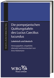 Die pompejanischen Quittungstafeln des Lucius Caecilius Iucundus. - Cover