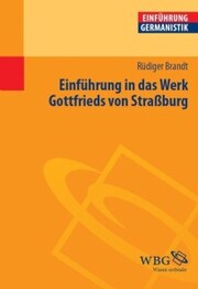 Einführung in das Werk Gottfrieds von Straßburg - Cover