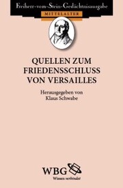 Quellen zum Friedensschluss von Versailles - Cover