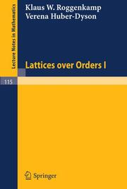 Lattices over Orders I - Cover