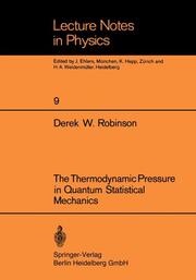 The Thermodynamic Pressure in Quantum Statistical Mechanics