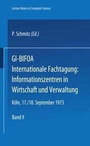 GI-BIFOA Internationale Fachtagung: Informationszentren in Wirtschaft und Verwaltung