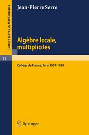 Algebre Locale, Multiplicites