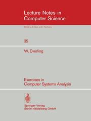 Exercises in Computer Systems Analysis