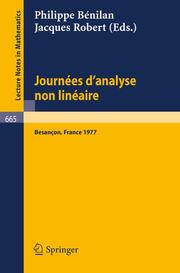 Journees d'Analyse Non Lineaire