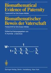 Biomathematical Evidence of Paternity / Biomathematischer Beweis der Vaterschaft - Cover
