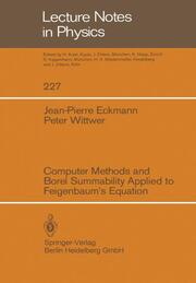 Computer Methods and Borel Summability Applied to Feigenbaum's Equation