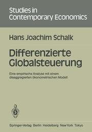 Differenzierte Globalsteuerung - Cover