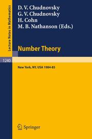 Number Theory - Cover