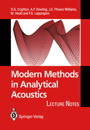 Modern Methods in Analytical Acoustics - Cover