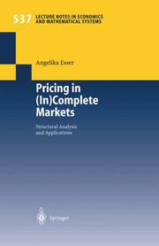 Pricing in (In)complete Markets