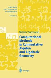 Computational Methods in Commutative Algebra and Algebraic Geometry - Cover