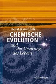 Chemische Evolution und der Ursprung des Lebens - Cover