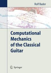 Computational Mechanics of the Classical Guitar - Cover